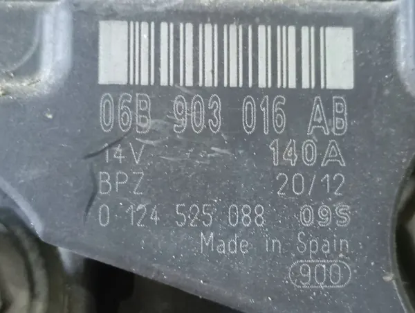 Vaihtovirtageneraattori Skoda Superb II 1.8 06B903016AB image 7