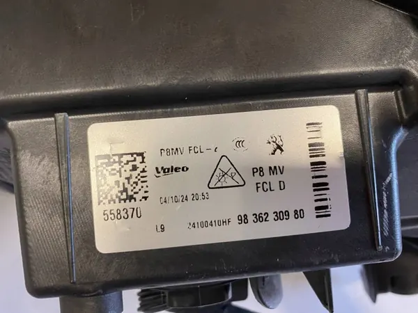 OEM 9836230980 Halogeeni LED DRL Vasen & Oikea Pari image 6