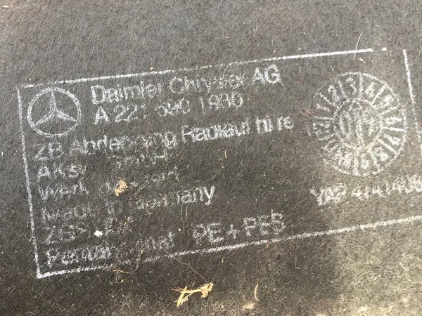 Arco ruota posteriore sinistro destro Mercedes W221 image 3