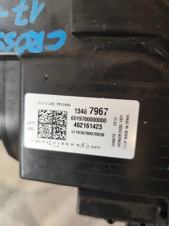 Faros izquierdo Opel Crossland 2017-2021 OEM YQ00349980 image 9