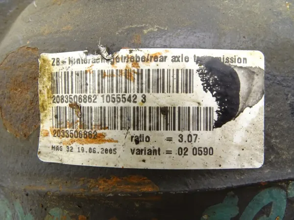 Achterdifferentieel OEM 2033506862 3.07 Mercedes image 8