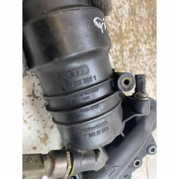Audi Oljefilterbas OEM 059115389 - Begagnad image 6