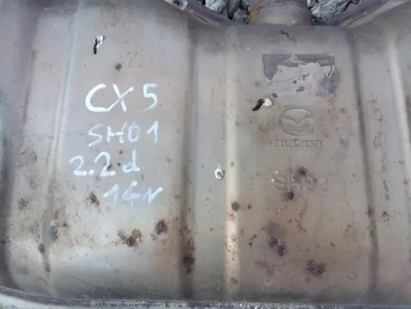 Mazda CX-5 2.2 Diesel OEM 310126173915 Endschalldämpfer image 3