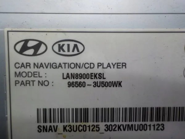 KIA SPORTAGE III Radio OEM 96560-3U500WK Gebruikt image 3