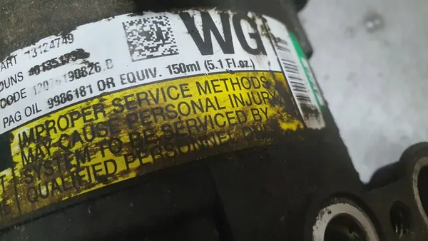 Ilmastointikompressori Opel Astra 3 H 1.4 16V OEM image 5