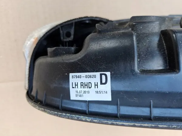 Espelho esquerdo Toyota Yaris III OEM 87940-0D620 image 3