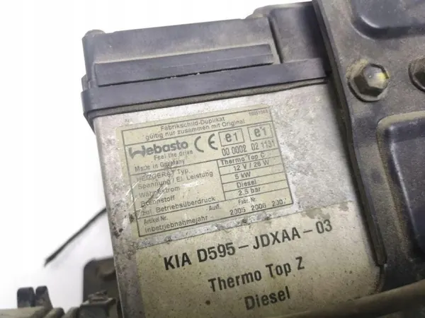 Webasto parkeerverwarming voor Kia Sorento OEM 000002021131 image 4
