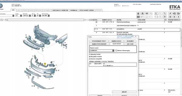 Supporto paraurti VW P. CC 12-17 OEM 3C8807571 image 4
