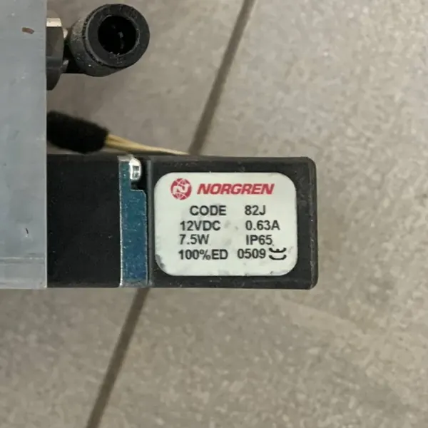 Válvula Pneumática Norgen 82J OEM 11111 12VDC image 4