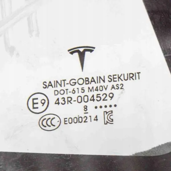 Vitre arrière droite Tesla Model 3 OEM 108070600G image 3