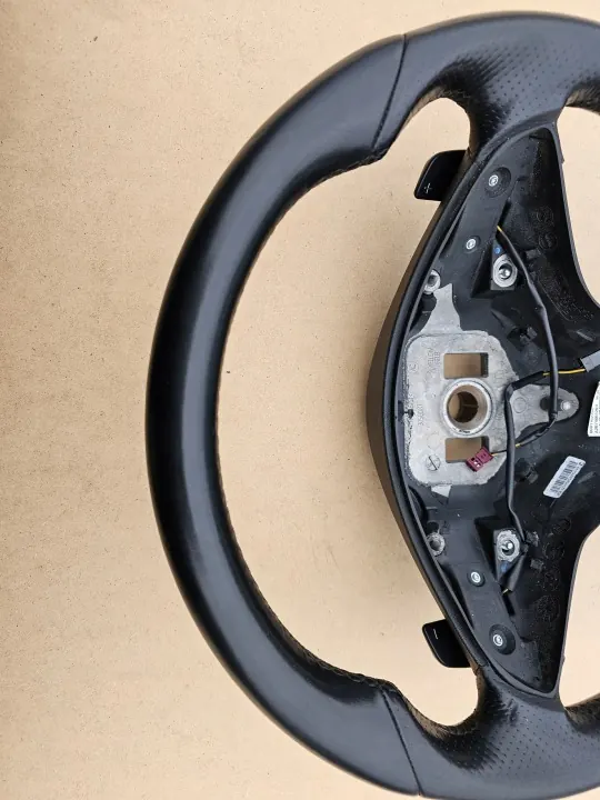 OEM 2074601203 Nahkaohjauspyörä musta Mercedes image 6