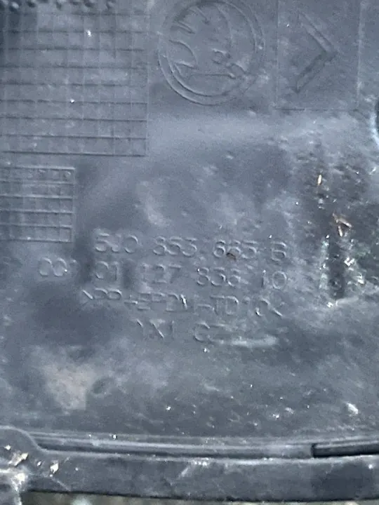 Griglia paraurti anteriore SKODA FABIA II RS VRS 5J0853665B image 5