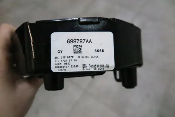 Bague de rétroviseur gauche BMW G45 OEM 698787AA image 4