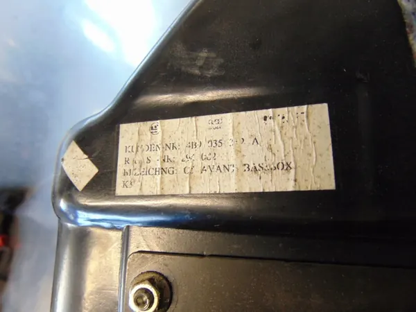 Amplificateur Subwoofer Bose OEM 4B9035392 pour Audi A6 C5 image 3