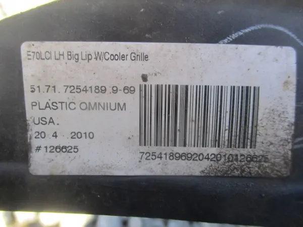 Vorderer linker Kotflügel OEM 7254189 für BMW X5 E70 image 7