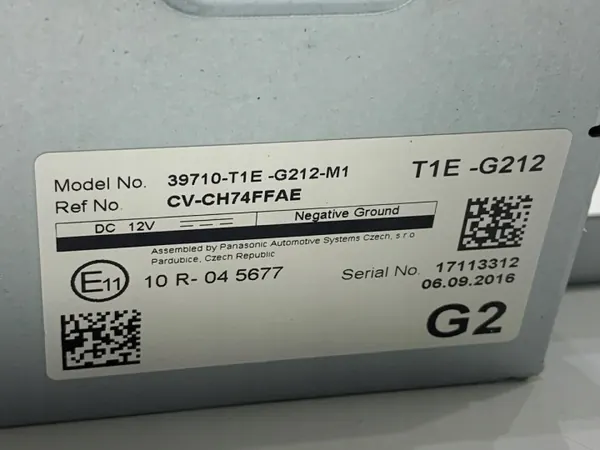 Écran d'affichage OEM Honda CR-V IV, moniteur multimédia image 3