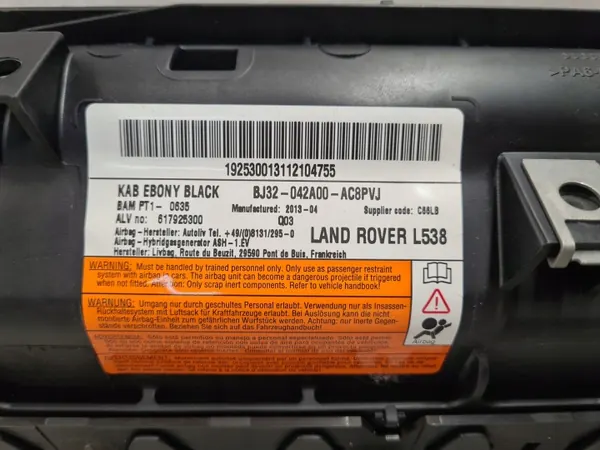 Airbag genou OEM BJ32-042A00-AC pour Range Rover Evoque image 4