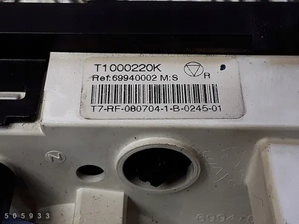 Peugeot 308 ilmastointimoduuli OEM t1000220k image 7
