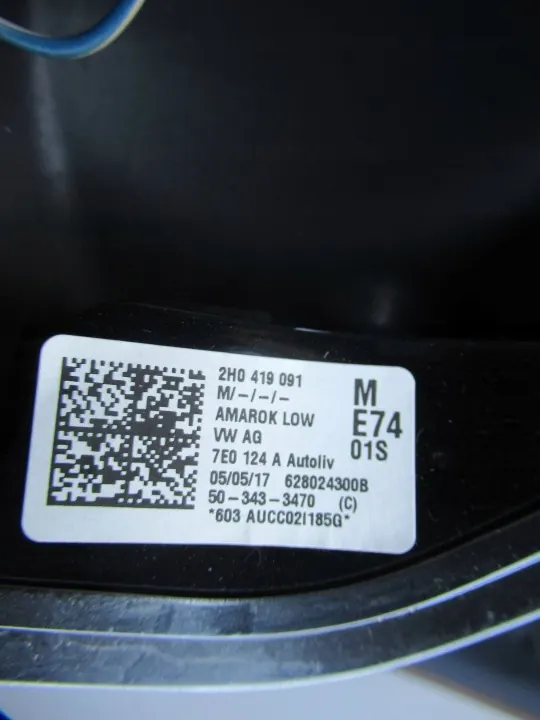 Lenkradknopfrahmen Volkswagen Amarok OEM 2H0419091 image 5