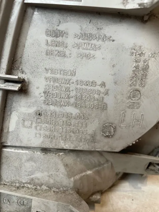 Luz Trasera Izquierda Skoda Rapid Liftback 5JH945095A image 8