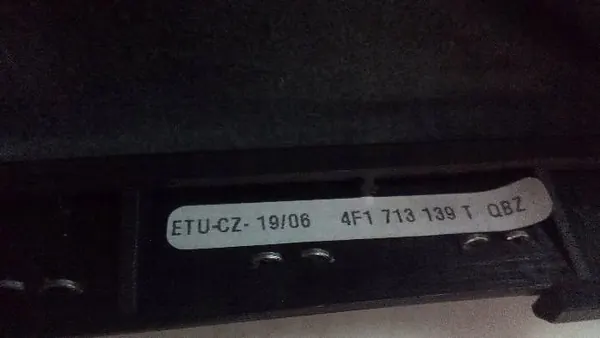 Pommeau de levier de vitesse OEM 4F1713139T Audi A6 C6 image 4