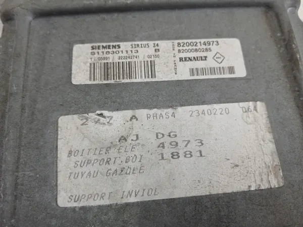 Renault Motorsteuergerät OEM 8200214973 - Gebraucht image 6