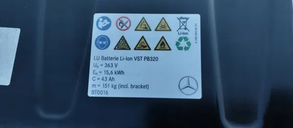 Batterie OEM A1773402100 pour Mercedes CLA 250e Hybride 43Ah image 8