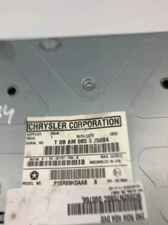 Ordinateur de Bord Dodge Caravan OEM P1SR89HDAAB 2013 image 3