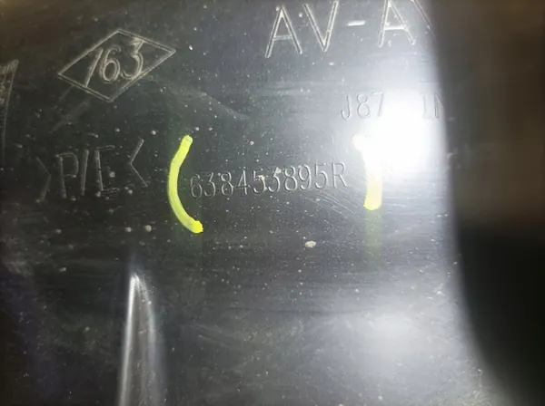 RENAULT CAPTUR I LEFT FRONT FENDER 13-19 image 5