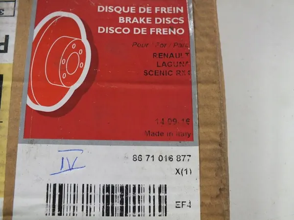 Discos de Freio Dianteiros RENAULT ESPACE III 280mm Motrio image 3
