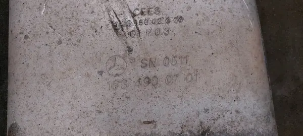 Mercedes Pakoputken Vaimennin OEM 645465 ML W163 3.2 V6 image 6