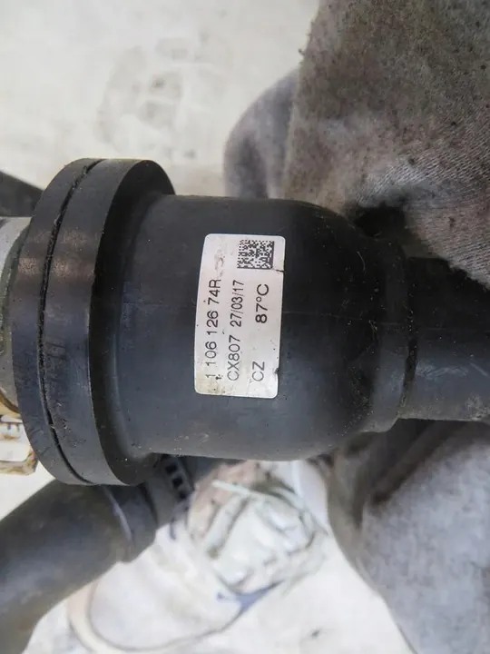 Carcasa de termostato de manguera de agua Twingo III 110612674R image 5