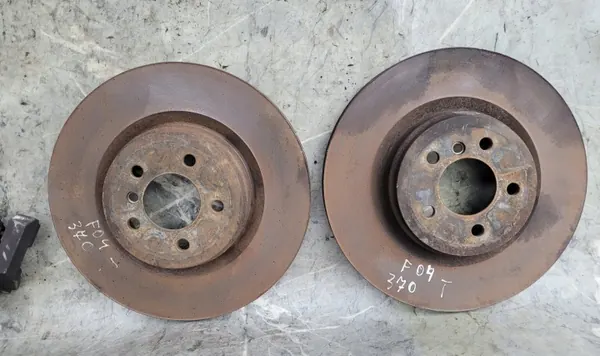 OEM TARCZE ZACISKI TYŁ TYLNE KOMPLET BMW F01 F02 F04 370mm 44/24 image 5