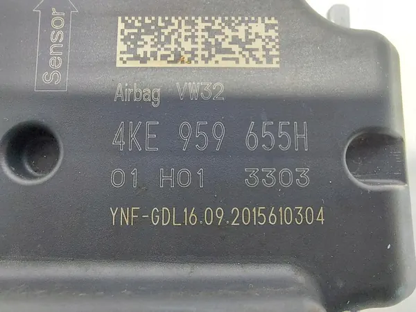 Audi Q8 E-TRON Airbag Sensor Module 4ke959655h image 3