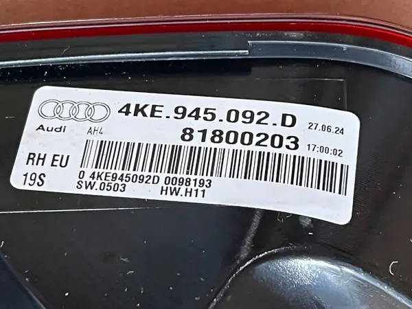 AUDI E-TRON LUCES TRASERAS LED 4KE945095F 4KE945092D 4KE945091D image 9