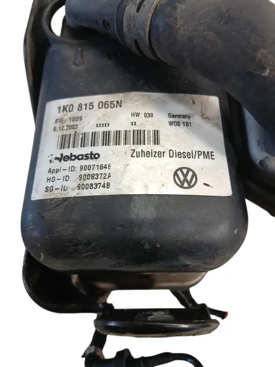 Webasto lämmitin VW Touran I 2.0 TDI 1K0815065N image 4
