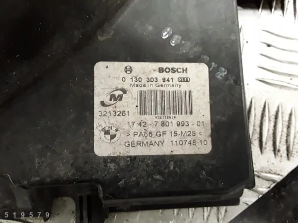 Ventilateur radiateur BMW OEM 3213261 avec diffuseur image 3