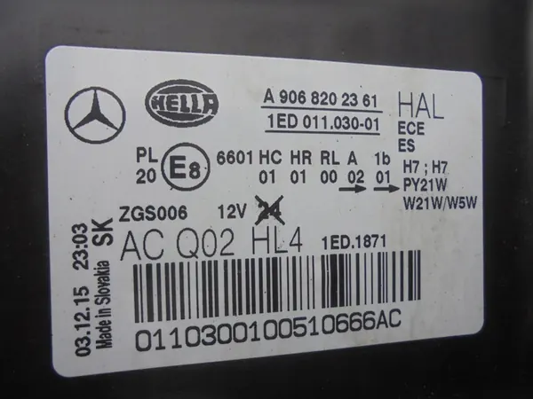 Linker koplamp Mercedes Sprinter W906 A9068202361 image 7