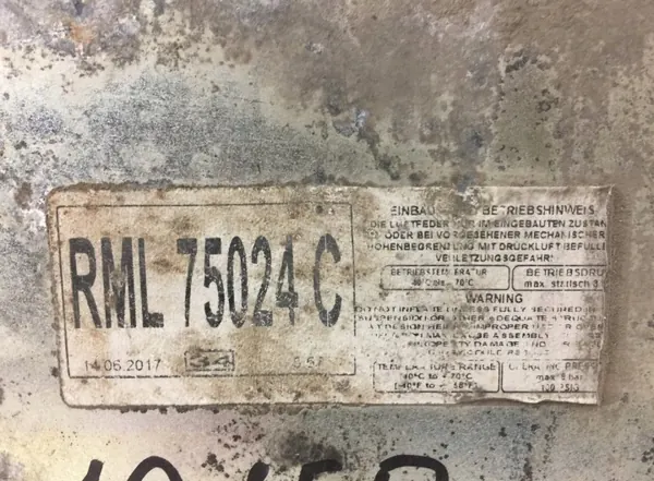 OEM 1543691 Scania Muelle Neumático, Eje Motor Izquierdo image 4