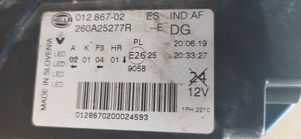 Lâmpada LED DRL Renault Megane/Clio OE 260A25277R image 8