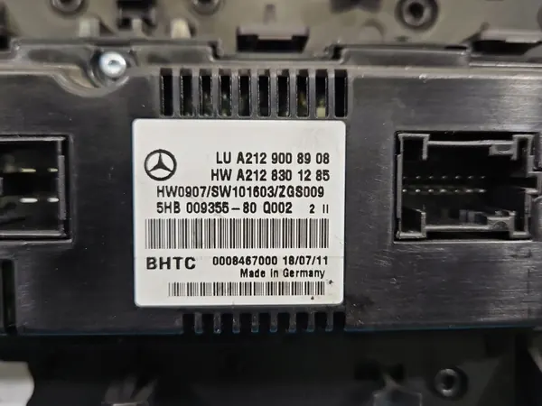 Ilmanvaihtopaneelin Konsoli Mercedes W212 A2129008908 image 5