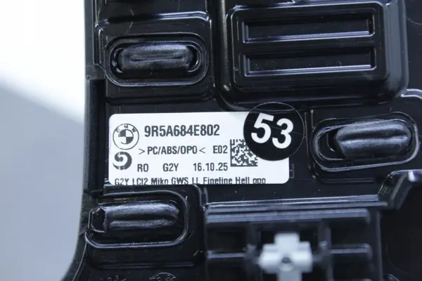 OEM 5A684E8 Tunneldekor Trä Fineline för BMW image 6