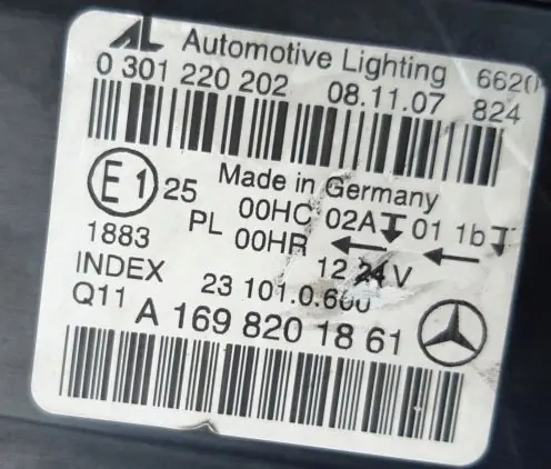 Rechter voorlamp Mercedes B Klasse W245 image 4