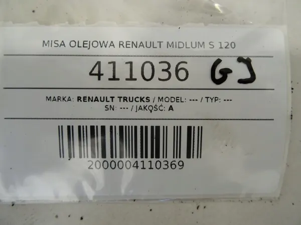 Cárter de aceite OEM LORK-1494-1000016418 Renault Trucks image 6
