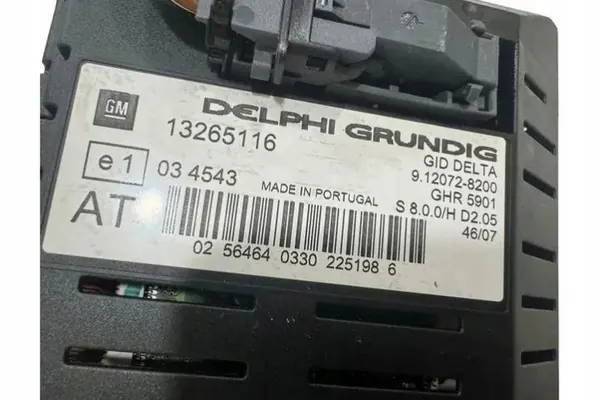 Écran de navigation OEM 9120728200 pour Opel Astra H Fourgon image 6