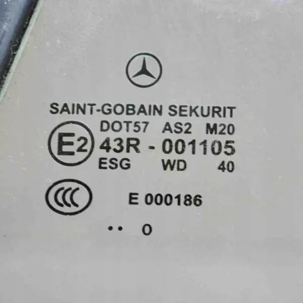Vänster bakre karossglas OEM 43R001105 Mercedes SLK R171 image 5