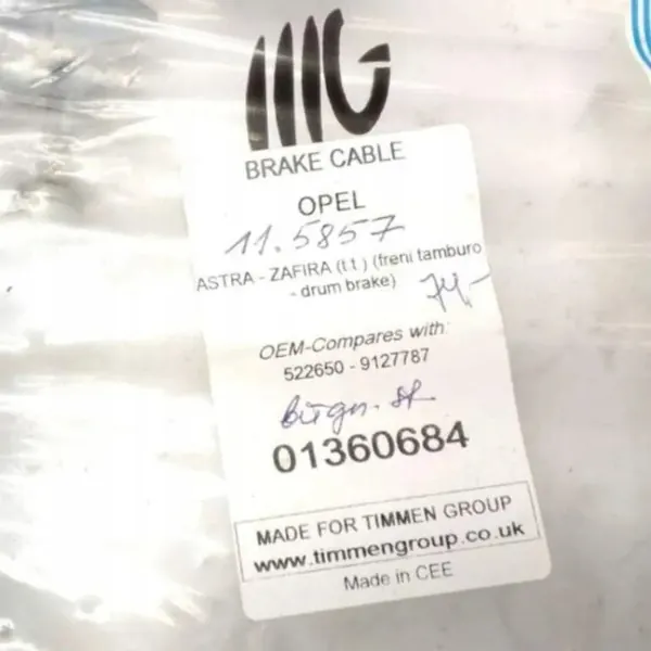 Câble de frein à main OEM 115857 pour Opel Astra J 2.0L image 7