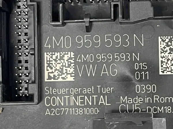 AUDI E-Tron etuoven ohjain 4M0959593N 2019- image 4