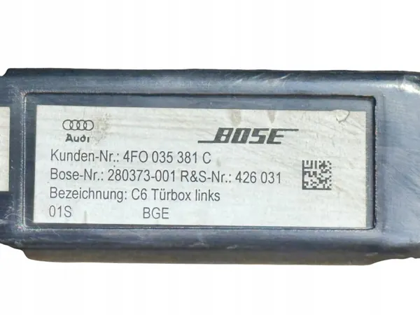 Bose Deurluidspreker Links Voor OEM 4F0035381C Audi A6 C6 image 3