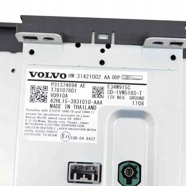 Changer CD d'occasion OEM 31374694AE pour Volvo XC60 II image 8